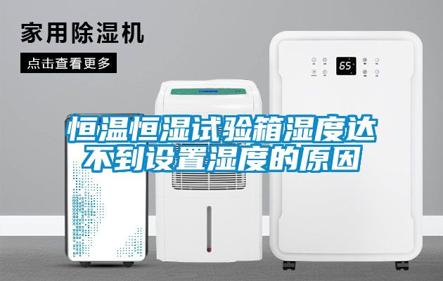 恒溫恒濕試驗(yàn)箱濕度達(dá)不到設(shè)置濕度的原因