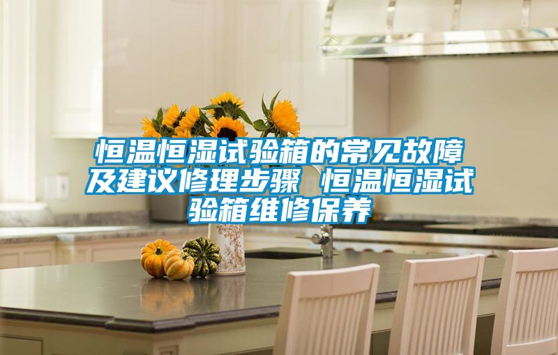 恒溫恒濕試驗箱的常見故障及建議修理步驟 恒溫恒濕試驗箱維修保養(yǎng)
