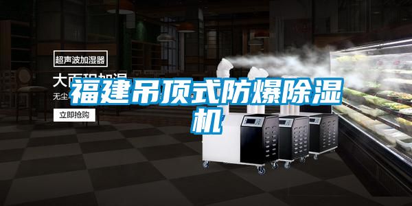 福建吊頂式防爆除濕機