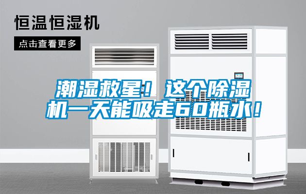 潮濕救星！這個除濕機(jī)一天能吸走60瓶水！