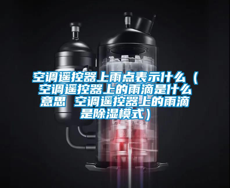 空調(diào)遙控器上雨點(diǎn)表示什么（空調(diào)遙控器上的雨滴是什么意思 空調(diào)遙控器上的雨滴是除濕模式）