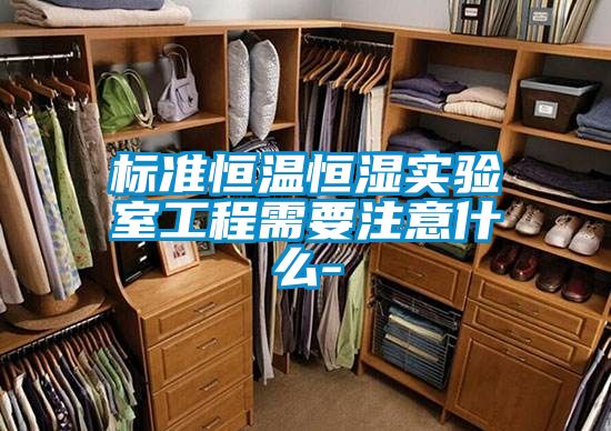 標準恒溫恒濕實驗室工程需要注意什么-