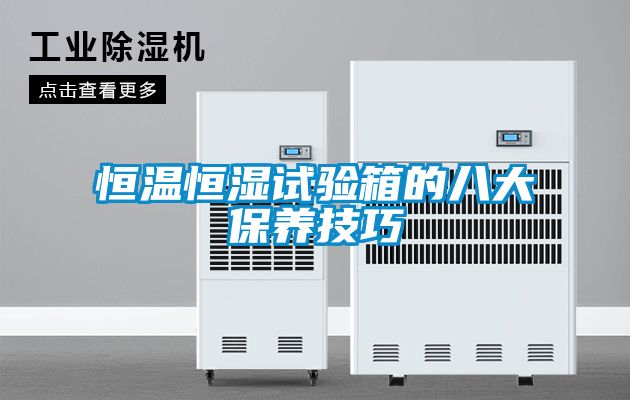 恒溫恒濕試驗(yàn)箱的八大保養(yǎng)技巧