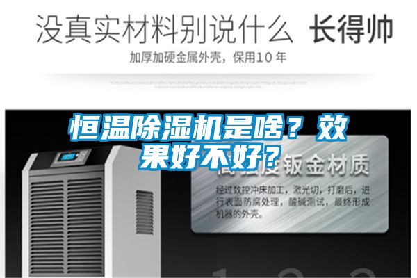恒溫除濕機(jī)是啥？效果好不好？