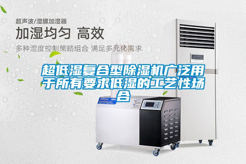 超低濕復(fù)合型除濕機廣泛用于所有要求低濕的工藝性場合