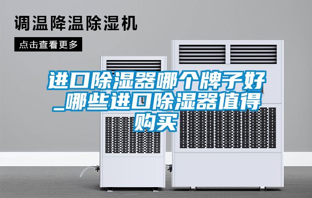 進口除濕器哪個牌子好_哪些進口除濕器值得購買