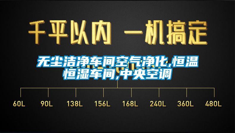 無(wú)塵潔凈車(chē)間空氣凈化,恒溫恒濕車(chē)間,中央空調(diào)