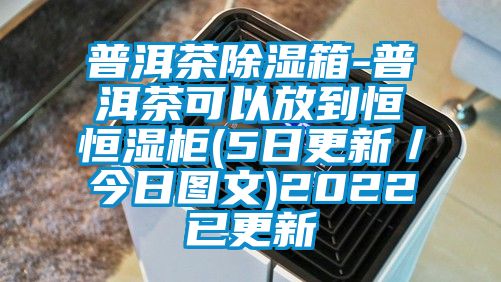 普洱茶除濕箱-普洱茶可以放到恒恒濕柜(5日更新／今日?qǐng)D文)2022已更新