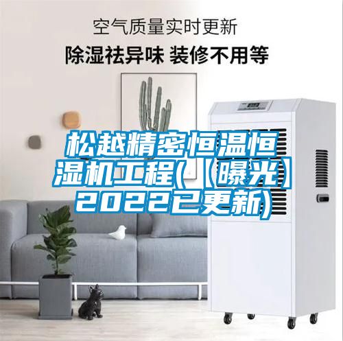 松越精密恒溫恒濕機工程(【曝光】2022已更新)