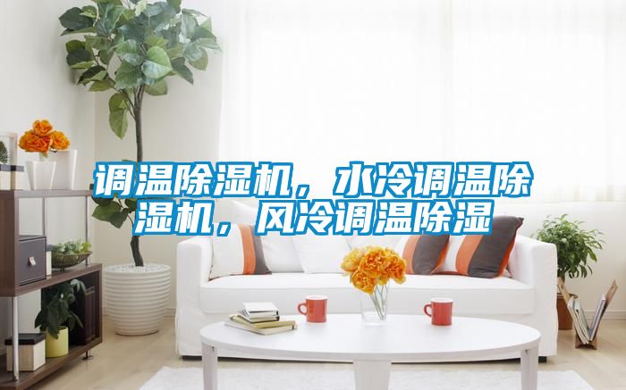 調溫除濕機，水冷調溫除濕機，風冷調溫除濕