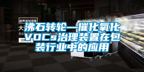 沸石轉(zhuǎn)輪—催化氧化VOCs治理裝置在包裝行業(yè)中的應用