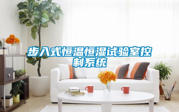 步入式恒溫恒濕試驗室控制系統(tǒng)