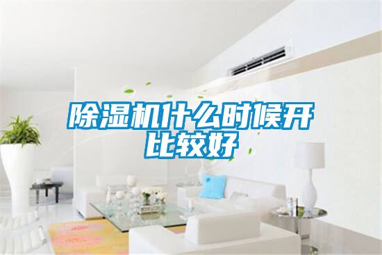 除濕機(jī)什么時(shí)候開比較好