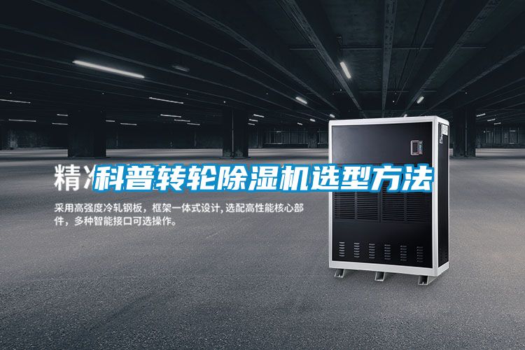 科普轉(zhuǎn)輪除濕機選型方法
