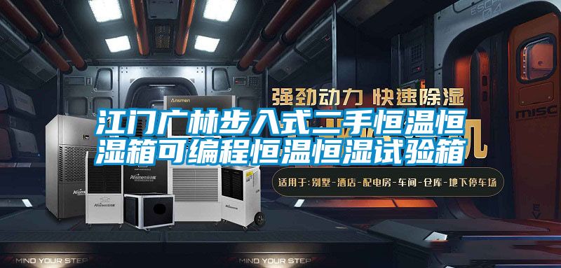 江門廣林步入式二手恒溫恒濕箱可編程恒溫恒濕試驗箱