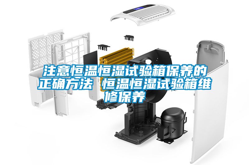 注意恒溫恒濕試驗(yàn)箱保養(yǎng)的正確方法 恒溫恒濕試驗(yàn)箱維修保養(yǎng)