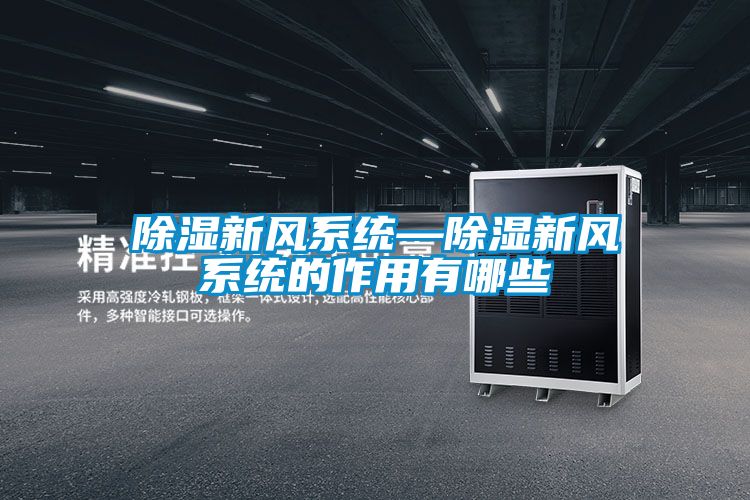 除濕新風(fēng)系統(tǒng)—除濕新風(fēng)系統(tǒng)的作用有哪些