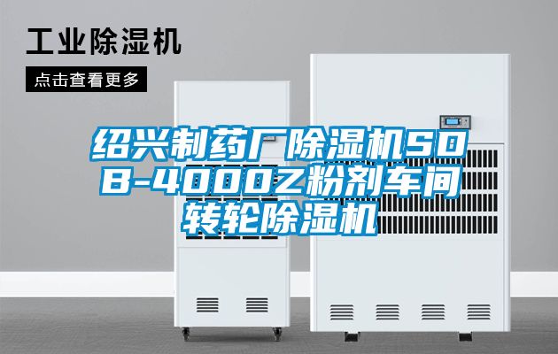 紹興制藥廠除濕機SDB-4000Z粉劑車間轉(zhuǎn)輪除濕機