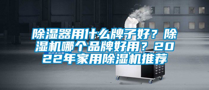 除濕器用什么牌子好？除濕機哪個品牌好用？2022年家用除濕機推薦