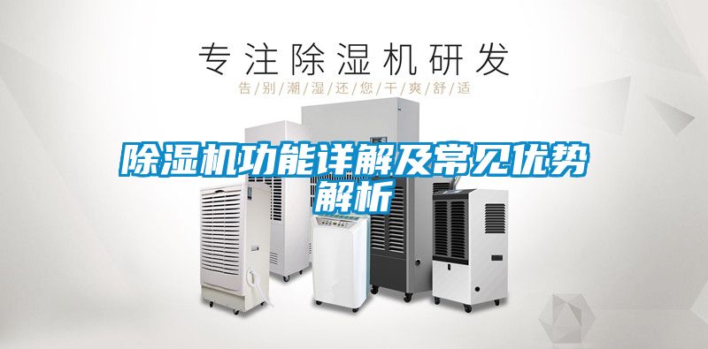 除濕機(jī)功能詳解及常見優(yōu)勢(shì)解析