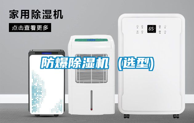 防爆除濕機(jī) (選型)