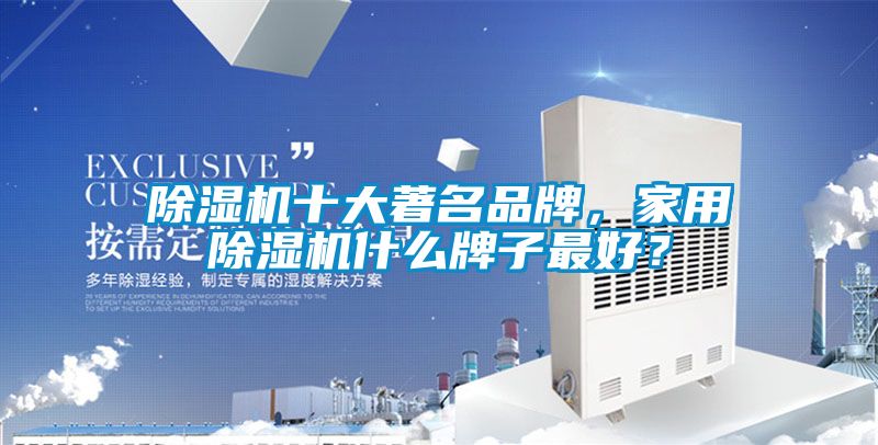 除濕機十大著名品牌，家用除濕機什么牌子最好？