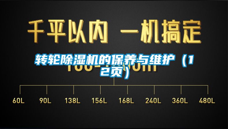 轉(zhuǎn)輪除濕機(jī)的保養(yǎng)與維護(hù)（12頁(yè)）
