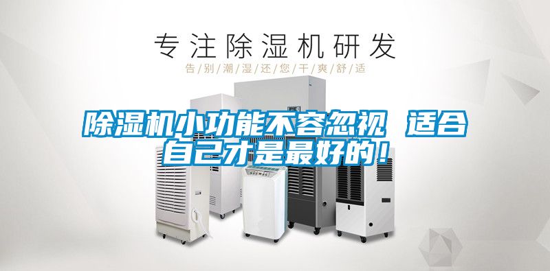 除濕機(jī)小功能不容忽視 適合自己才是最好的！