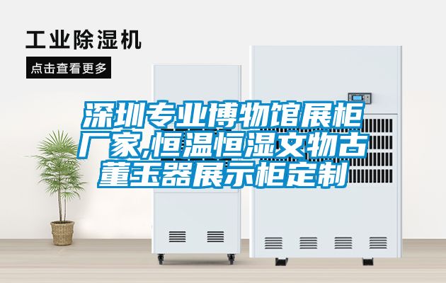 深圳專業(yè)博物館展柜廠家,恒溫恒濕文物古董玉器展示柜定制