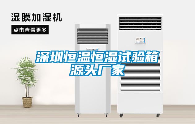 深圳恒溫恒濕試驗箱源頭廠家