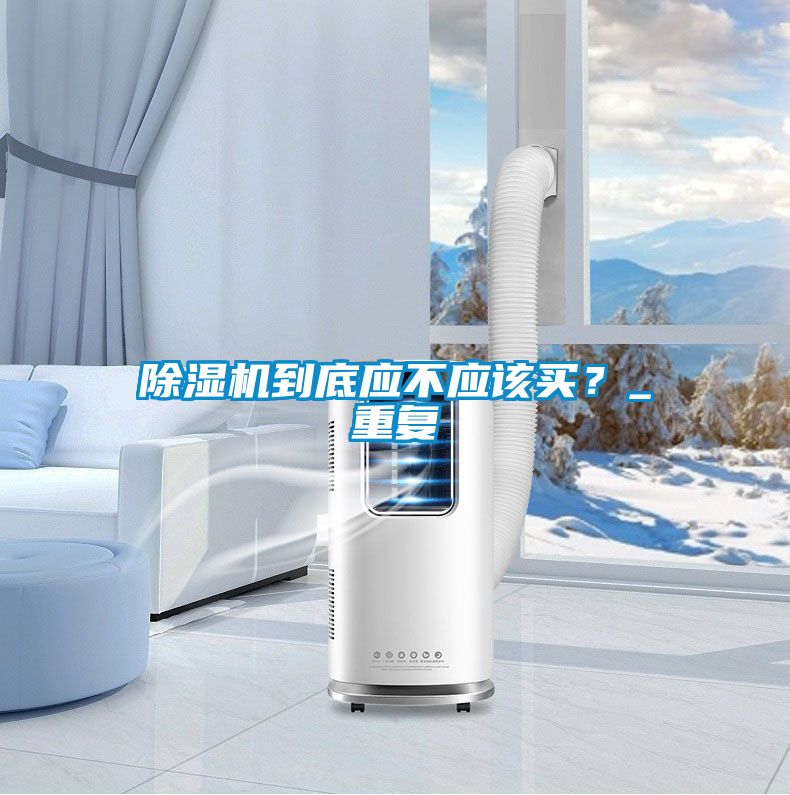 除濕機到底應不應該買？_重復
