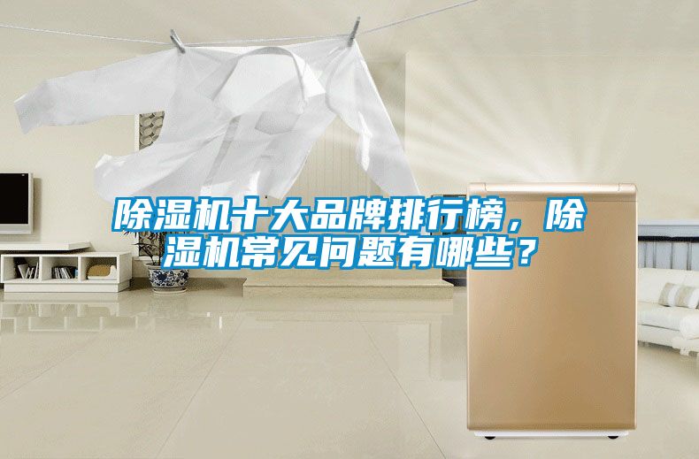 除濕機十大品牌排行榜，除濕機常見問題有哪些？