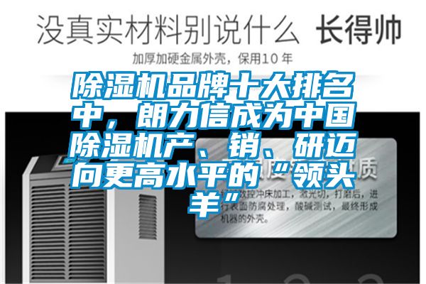 除濕機(jī)品牌十大排名中，朗力信成為中國(guó)除濕機(jī)產(chǎn)、銷、研邁向更高水平的“領(lǐng)頭羊”