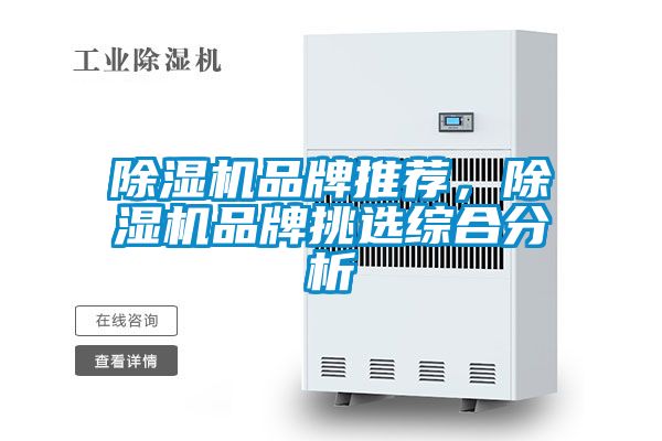 除濕機品牌推薦，除濕機品牌挑選綜合分析