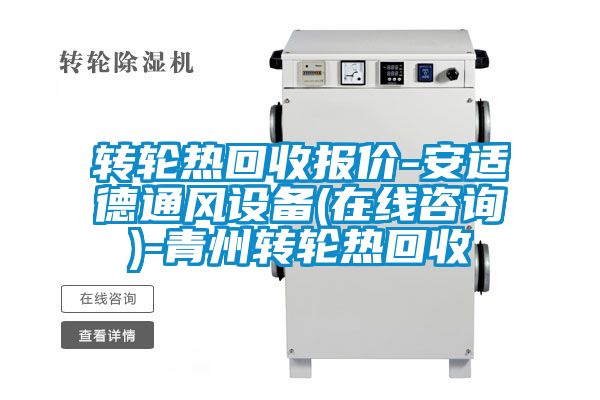 轉輪熱回收報價-安適德通風設備(在線咨詢)-青州轉輪熱回收