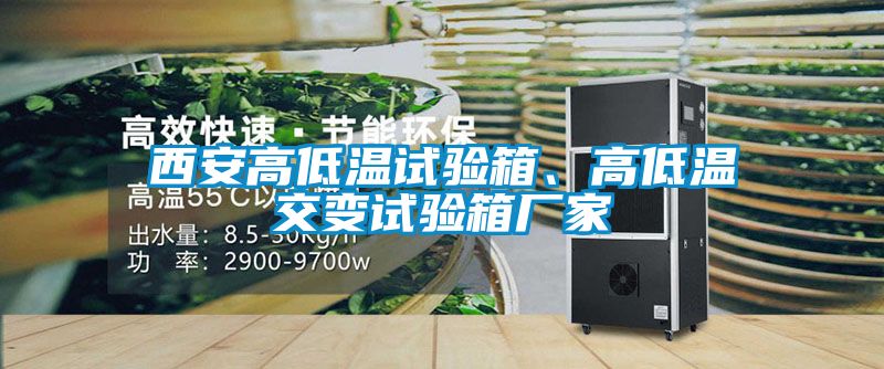 西安高低溫試驗箱、高低溫交變試驗箱廠家