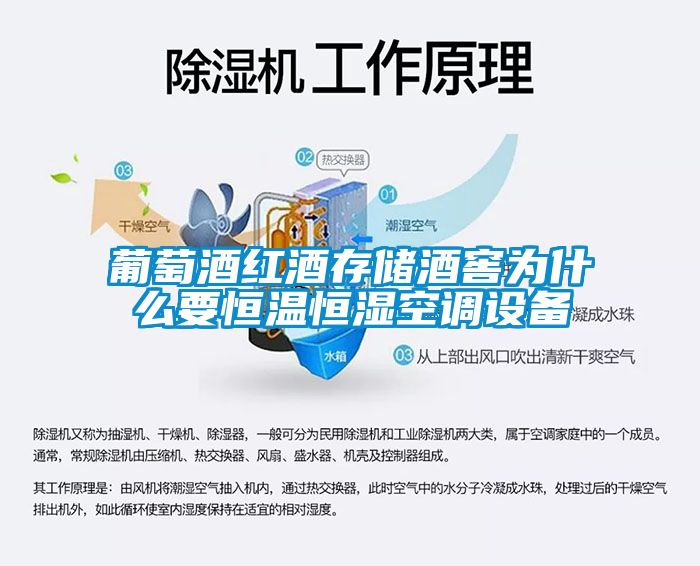 葡萄酒紅酒存儲酒窖為什么要恒溫恒濕空調(diào)設(shè)備