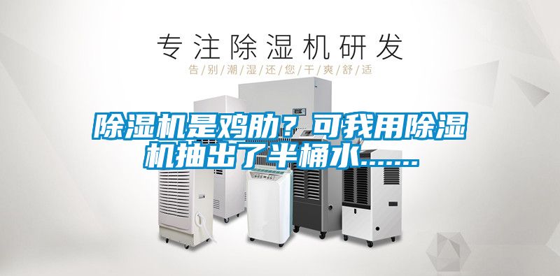 除濕機是雞肋？可我用除濕機抽出了半桶水.......