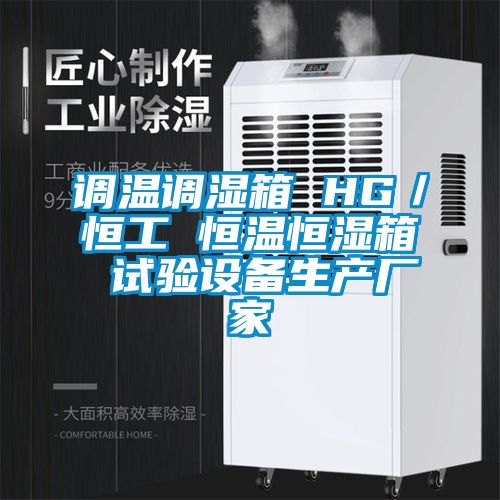 調(diào)溫調(diào)濕箱 HG／恒工 恒溫恒濕箱 試驗設備生產(chǎn)廠家