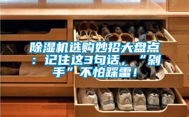 除濕機(jī)選購(gòu)妙招大盤點(diǎn)：記住這3句話，“剁手”不怕踩雷！