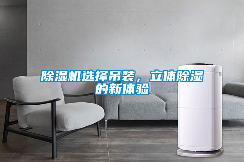 除濕機選擇吊裝，立體除濕的新體驗