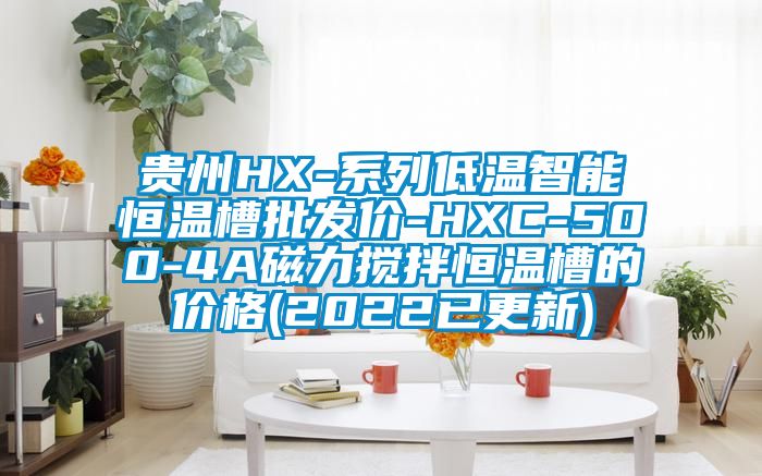 貴州HX-系列低溫智能恒溫槽批發(fā)價(jià)-HXC-500-4A磁力攪拌恒溫槽的價(jià)格(2022已更新)