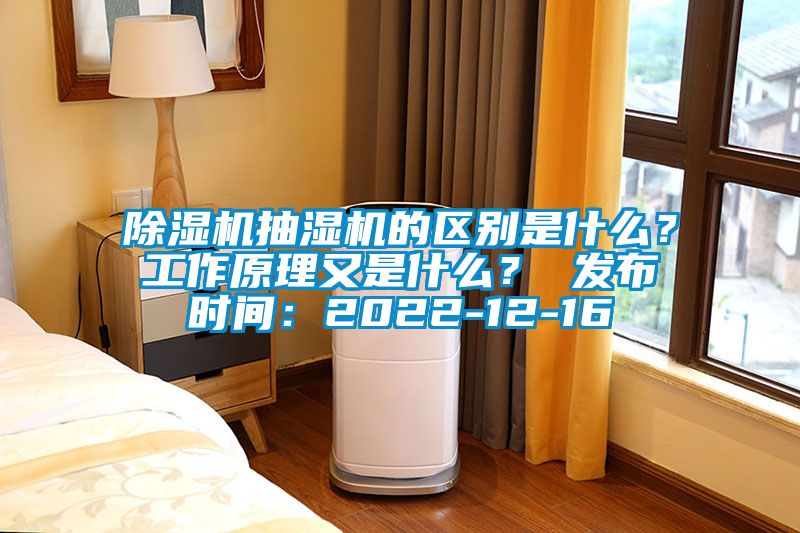 除濕機(jī)抽濕機(jī)的區(qū)別是什么？工作原理又是什么？ 發(fā)布時間：2022-12-16