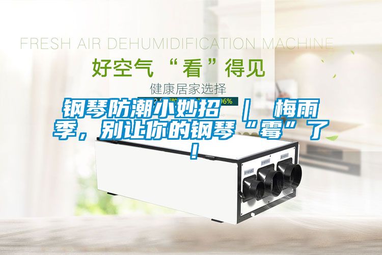 鋼琴防潮小妙招 ｜ 梅雨季，別讓你的鋼琴“霉”了！