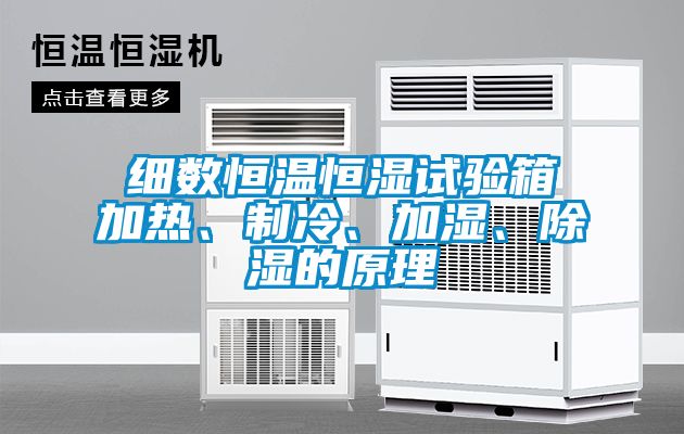 細數(shù)恒溫恒濕試驗箱加熱、制冷、加濕、除濕的原理