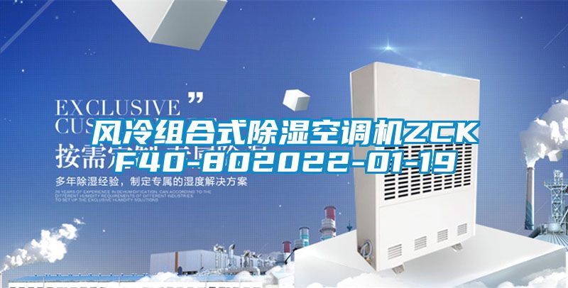 風冷組合式除濕空調(diào)機ZCKF40-802022-01-19