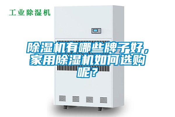 除濕機(jī)有哪些牌子好，家用除濕機(jī)如何選購呢？