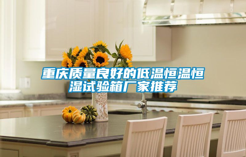 重慶質(zhì)量良好的低溫恒溫恒濕試驗箱廠家推薦
