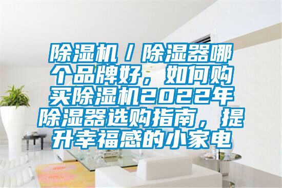 除濕機／除濕器哪個品牌好，如何購買除濕機2022年除濕器選購指南，提升幸福感的小家電