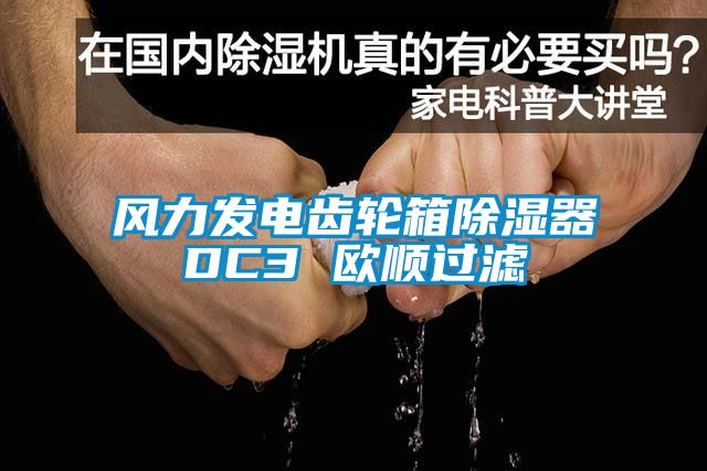 風力發(fā)電齒輪箱除濕器DC3 歐順過濾